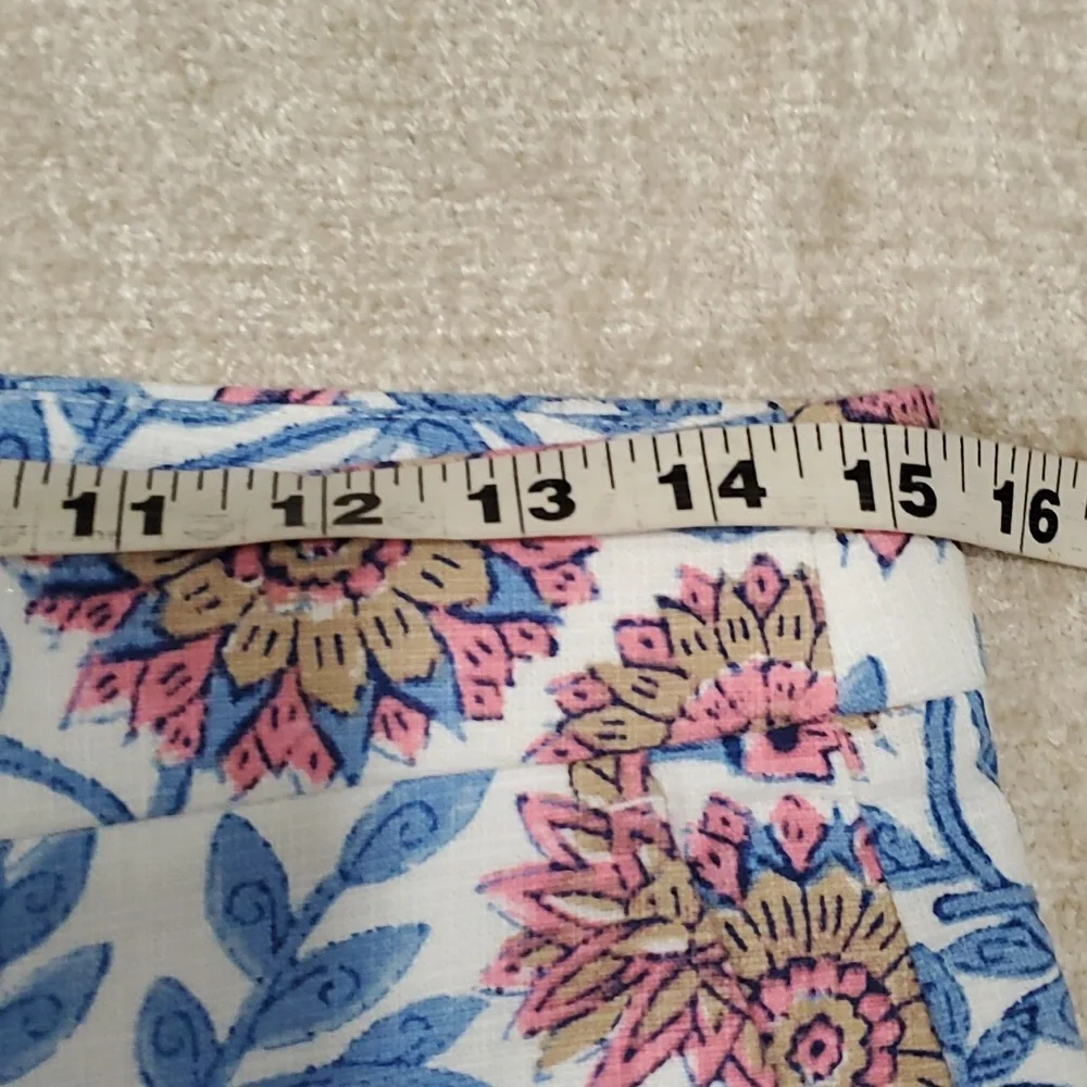 J.crew floral crop vacation pants size 6 - Picture 3 of 16